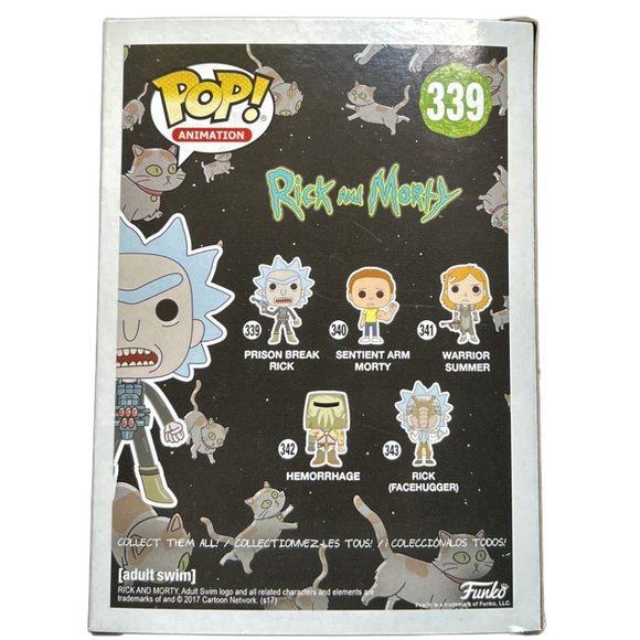 Funko Pop Rick and Morty Prison Break Rick 339 Collectible Vinyl Figure - Picture 2 of 7